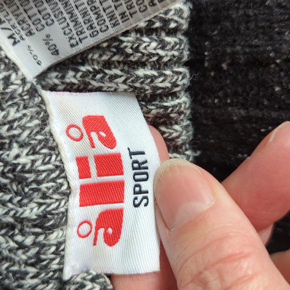 Vintage 90s Checkerboard Sweater - Picture 5 of 6